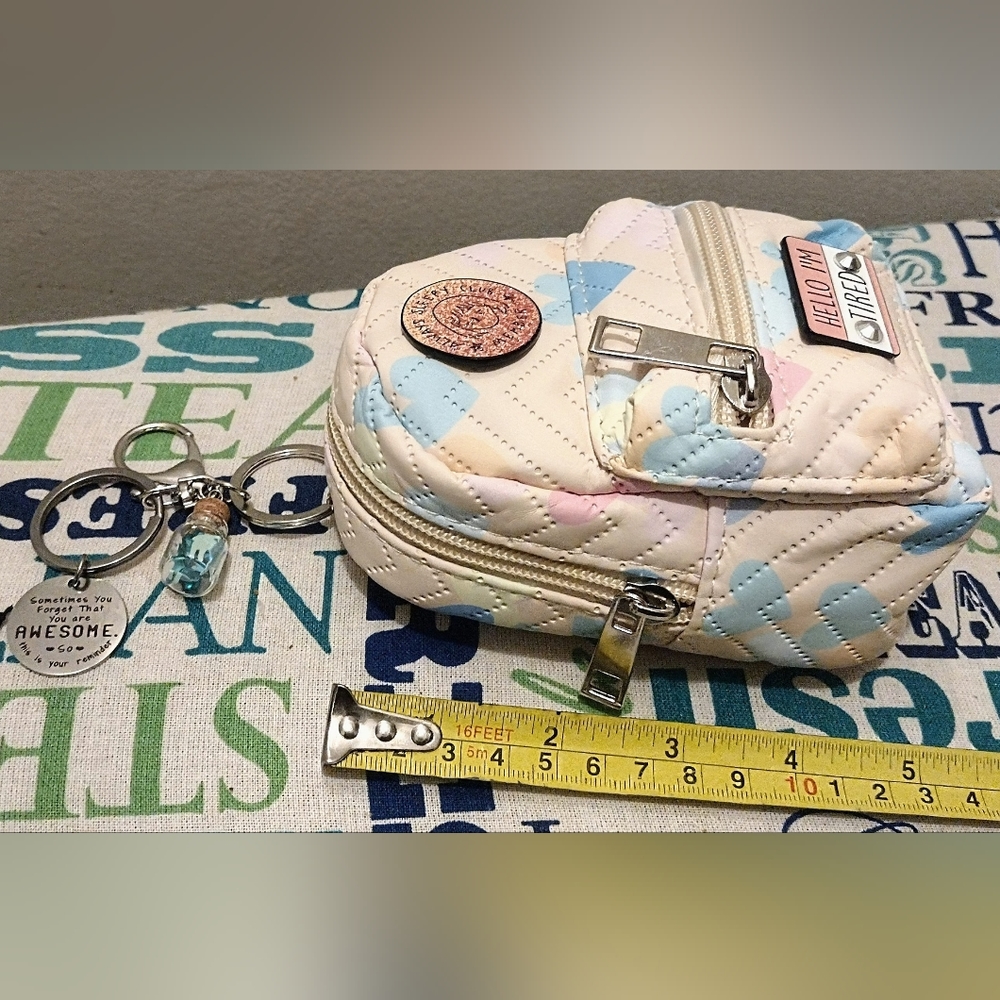 Mini Book Bag Key Chain - Picture 6 of 13